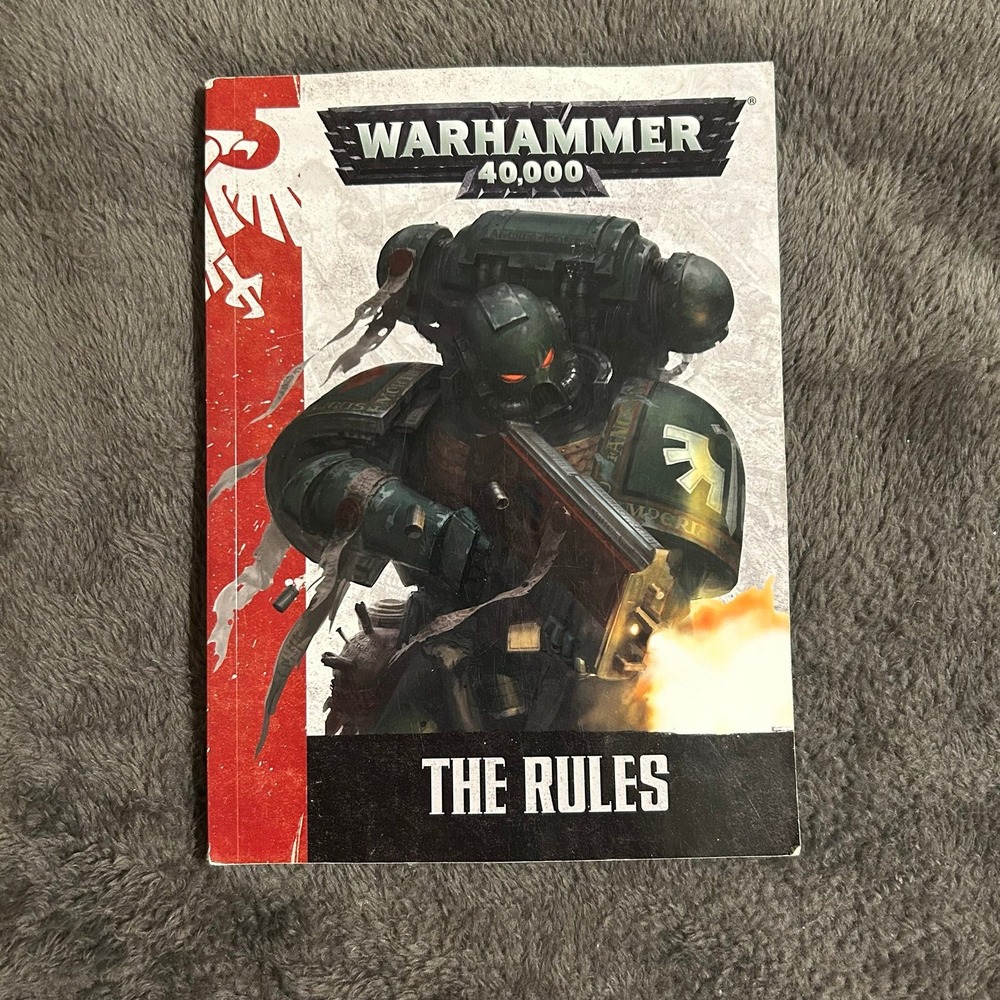 Warhammer 40K The‎ Rules Book – Games Workshop Rulebook (Well Used)